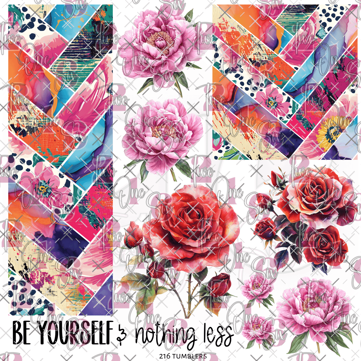 246 BRAIDED W/MINI BRAID - 216 Tumblers