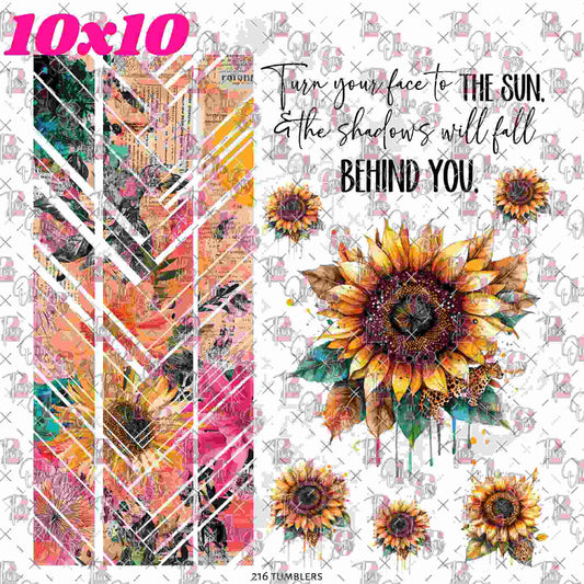 247 BRAIDED SUNFLOWER - 216 Tumblers