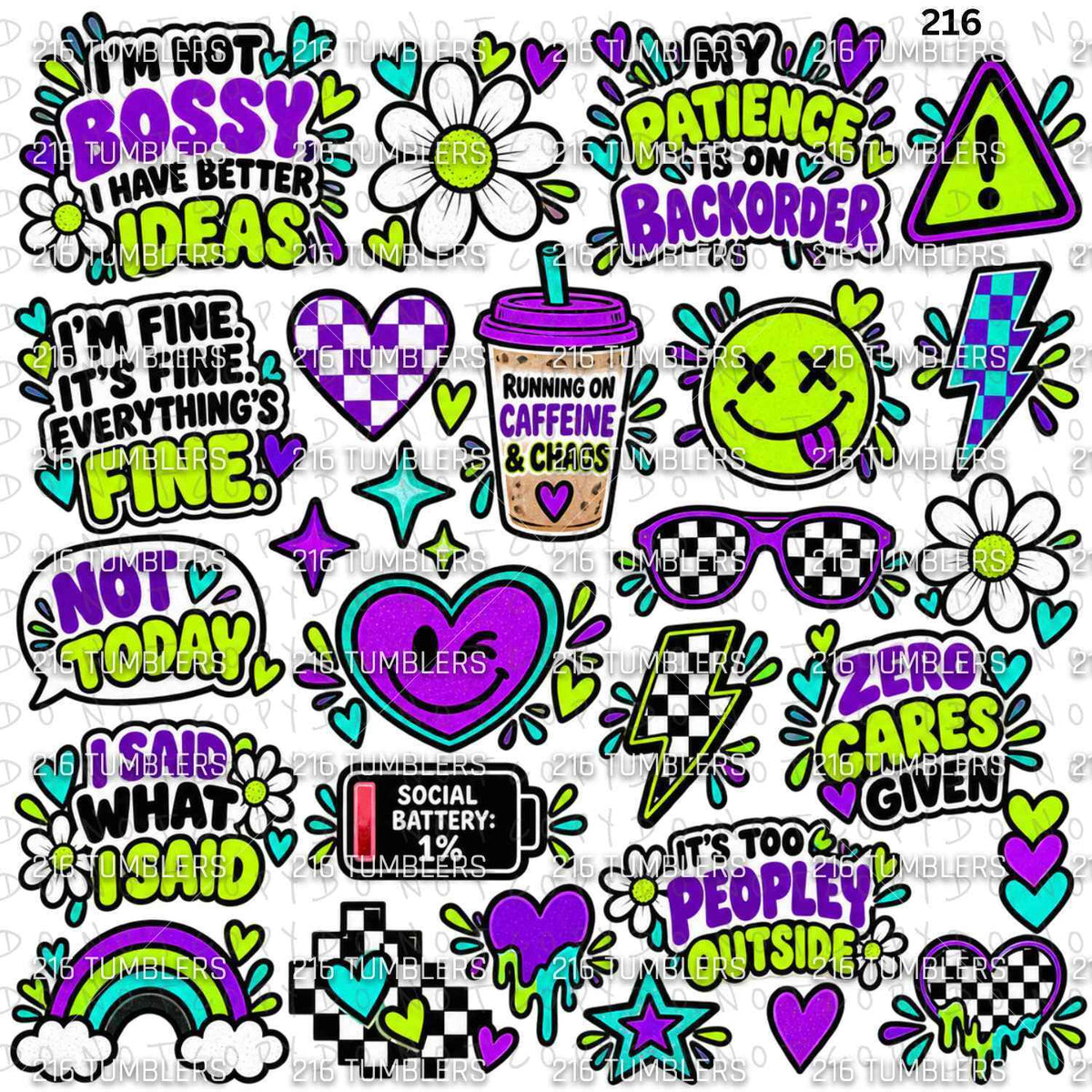 1261 SASSY STICKER STYLE SHEET