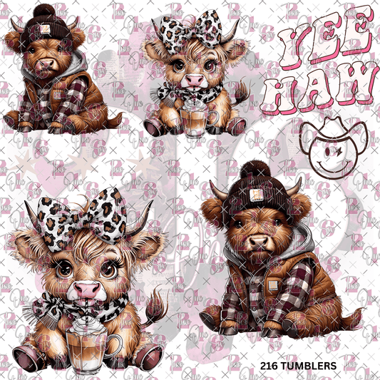 266 - CUTE HIGHLANDS - 216 Tumblers