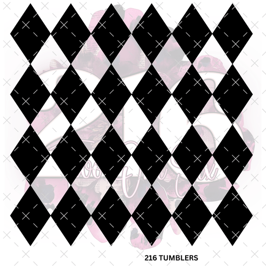 268 - ARGYLE OUTLINE - 216 Tumblers