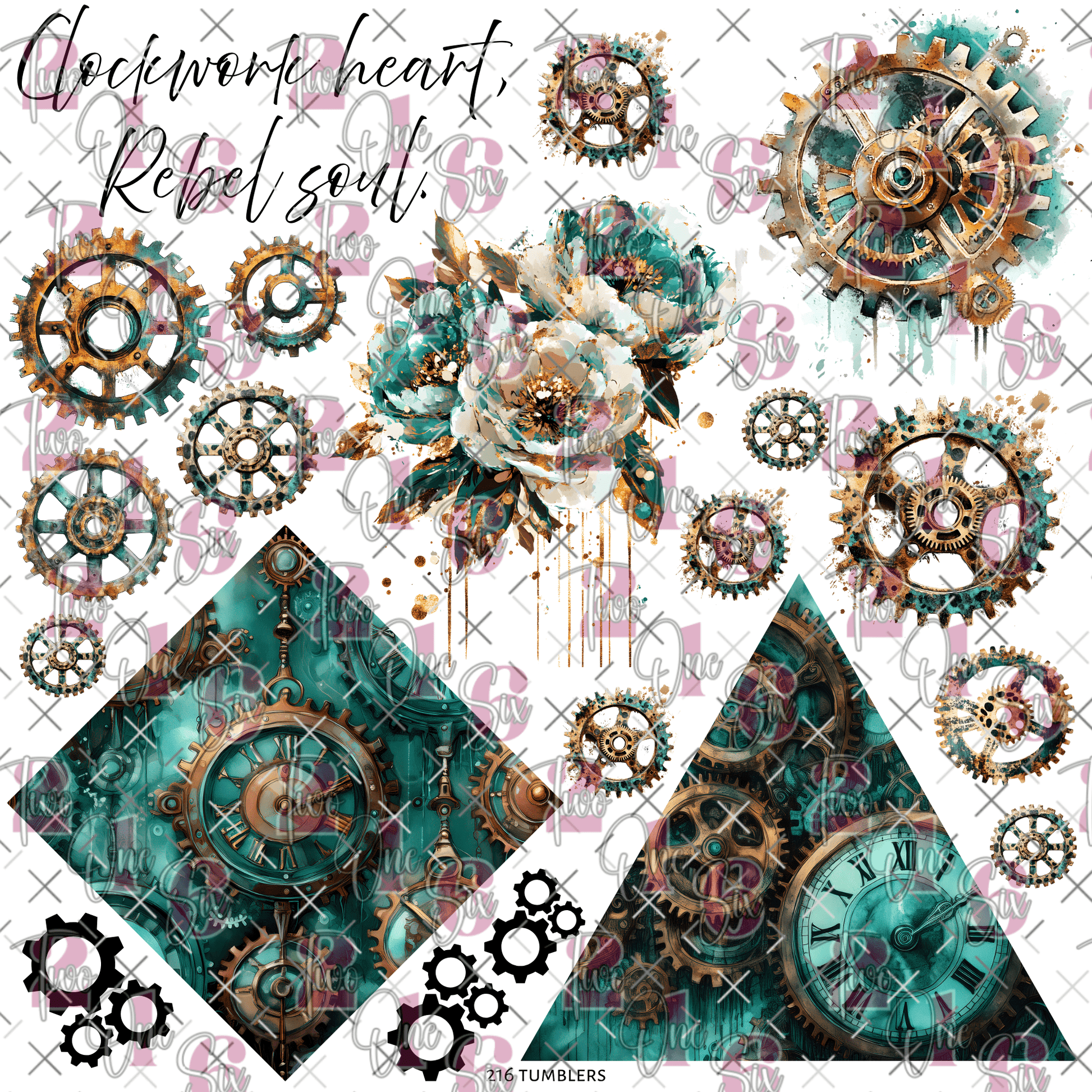 273 CLOCKWORK ORANGE - 216 Tumblers