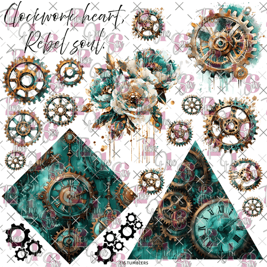 273 CLOCKWORK ORANGE - 216 Tumblers