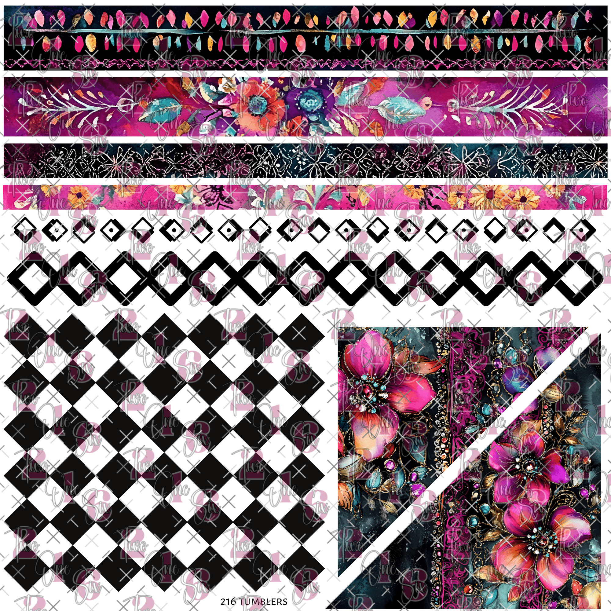 278 IMITATION SEASON - 216 Tumblers