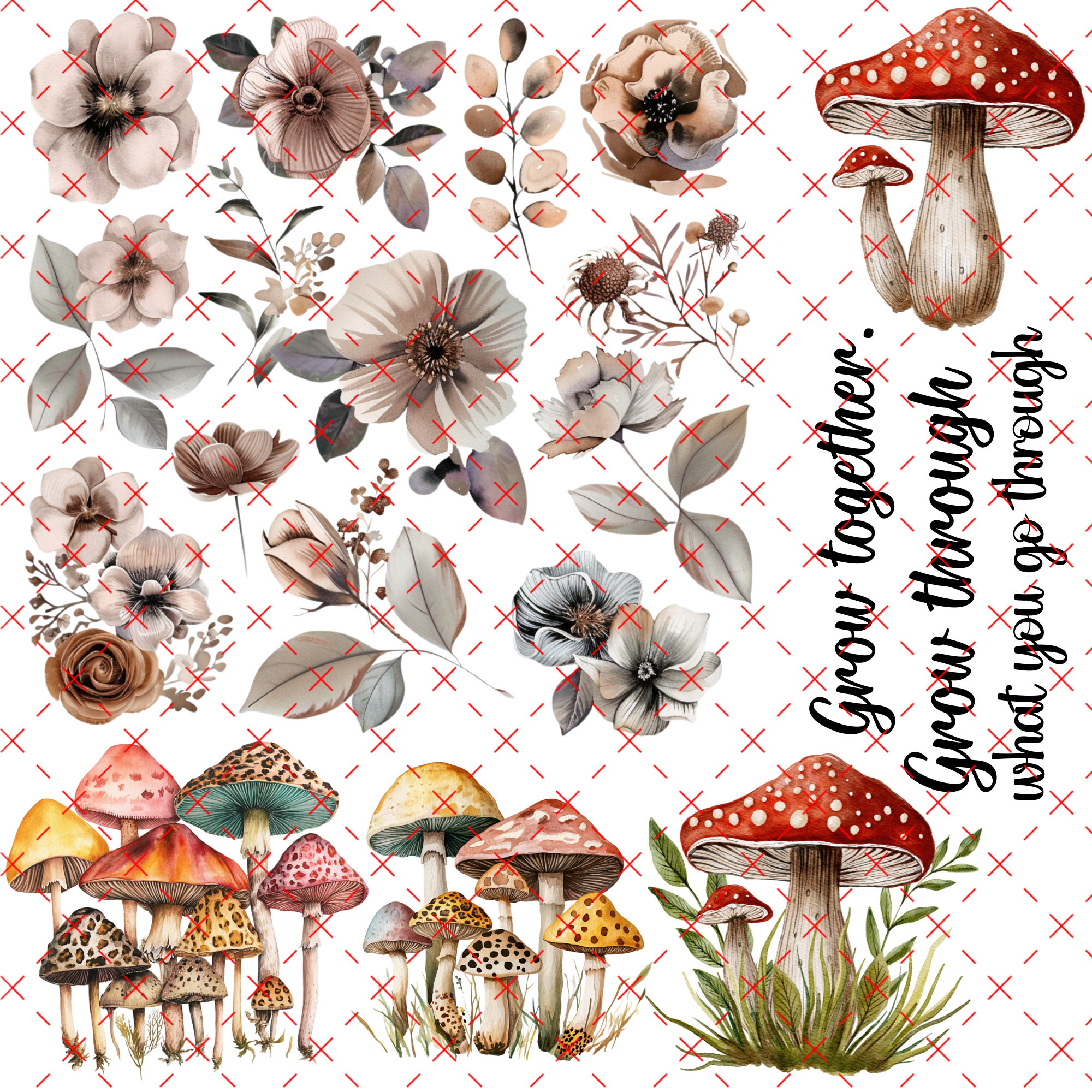 10X10 #23 SHROOMIES