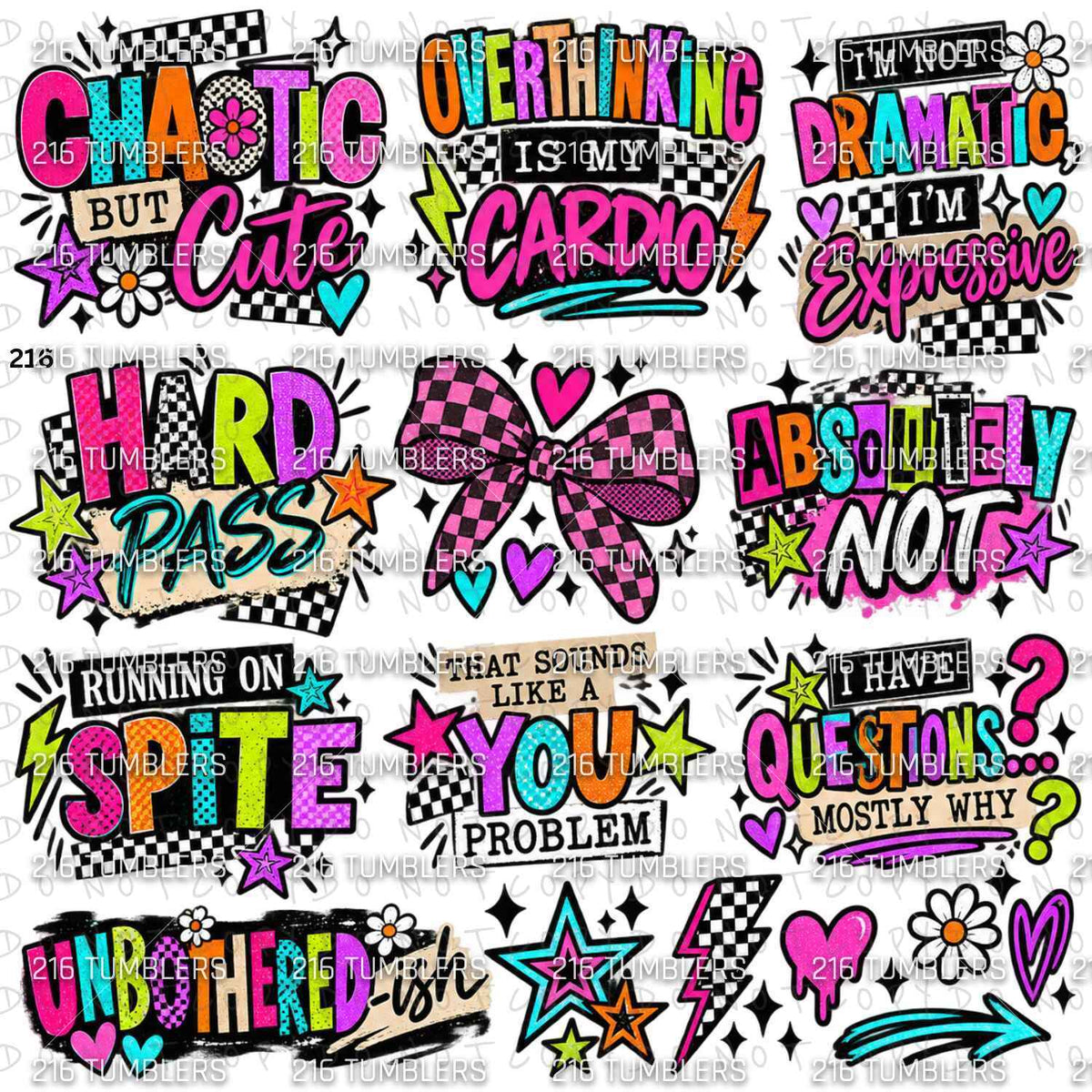 1275  STICKER STYLE SHEET SASSY