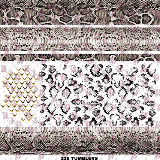 285 SNAKESKIN - 216 Tumblers
