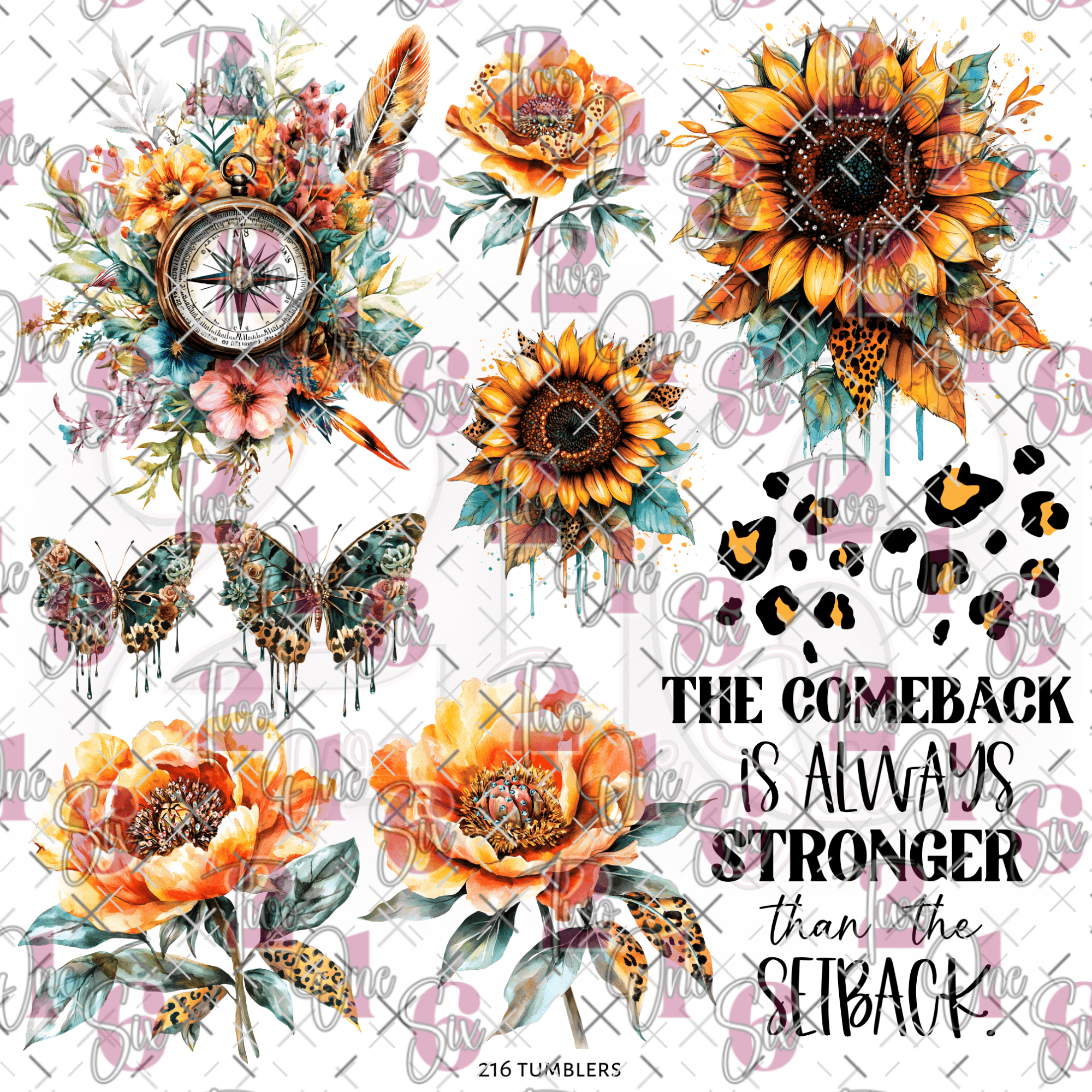 287 THE COMEBACK IS ALWAYS STRONGER - 216 Tumblers