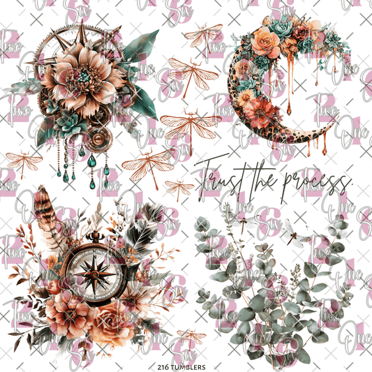 288 TRUST THE PROCESS - 216 Tumblers