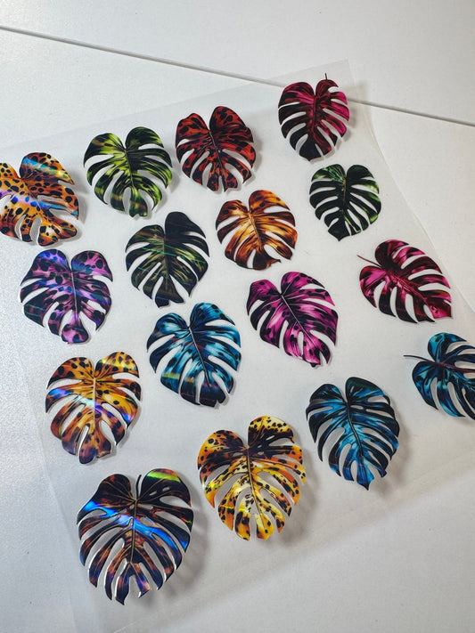 296 LARGE MONSTERA HOLO - 216 Tumblers