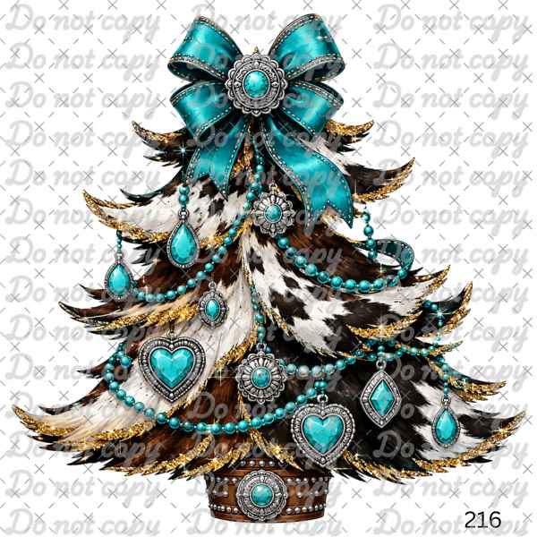 434 WESTERN TREE DECAL