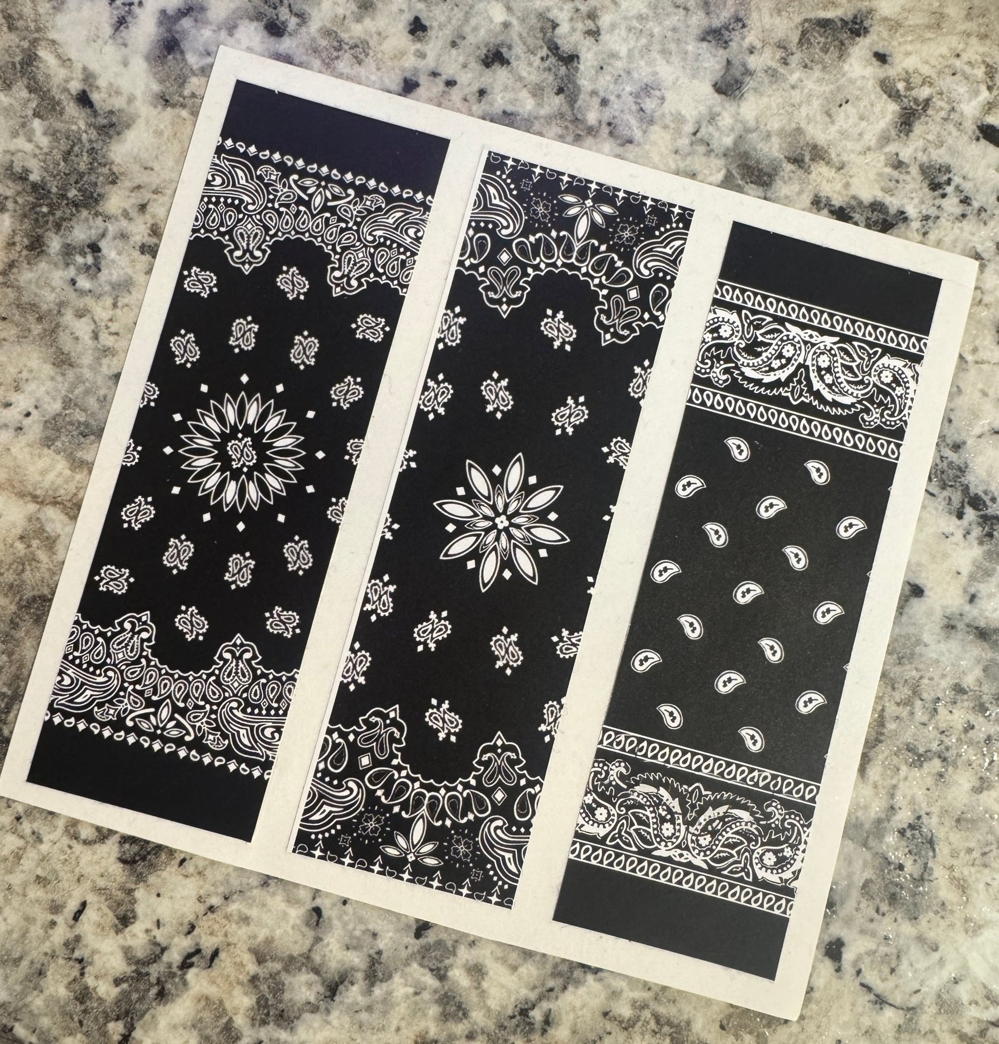 3 Bandana Black - 216 Tumblers