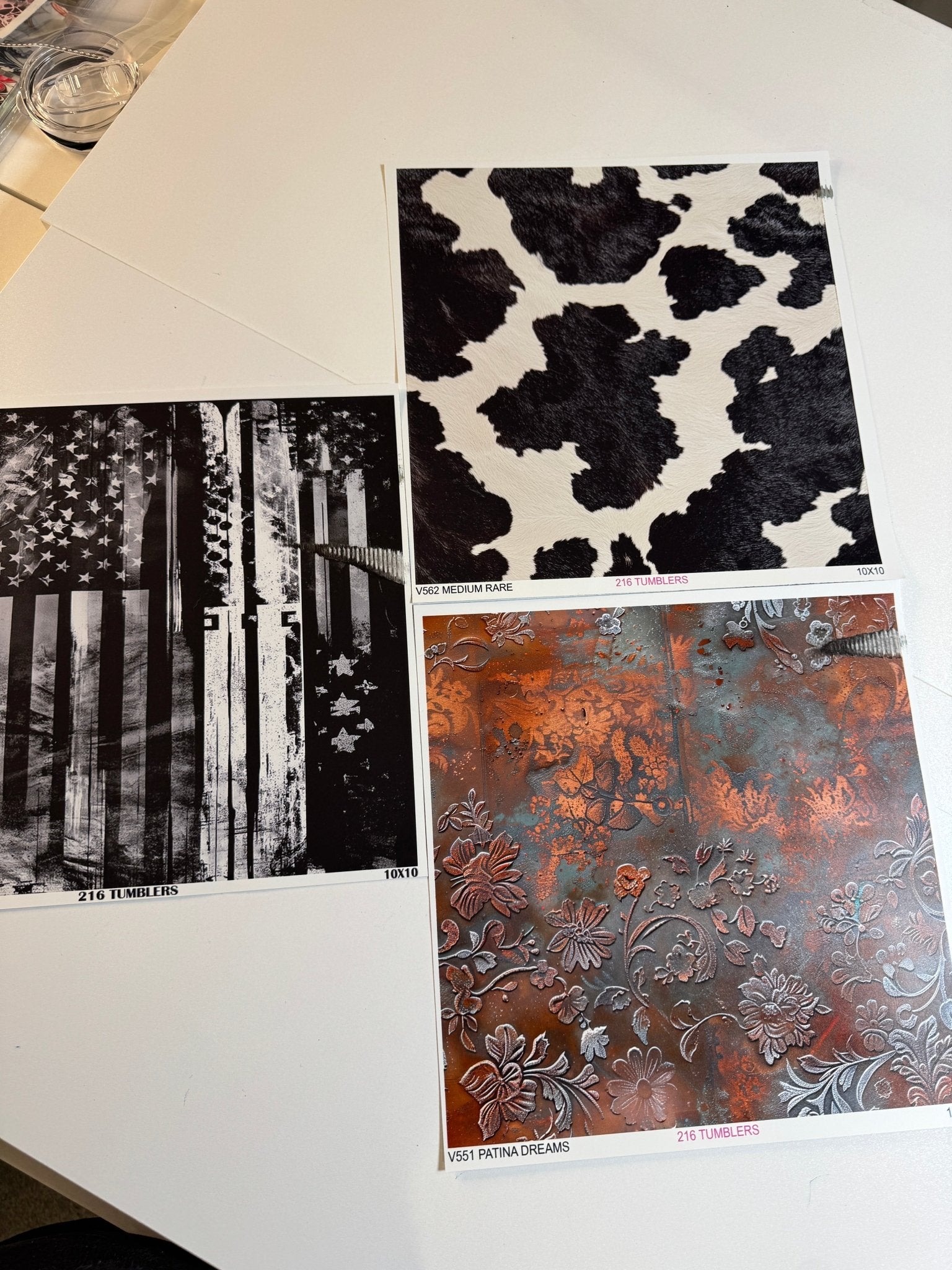 3 Misprint Vinyls - 216 Tumblers