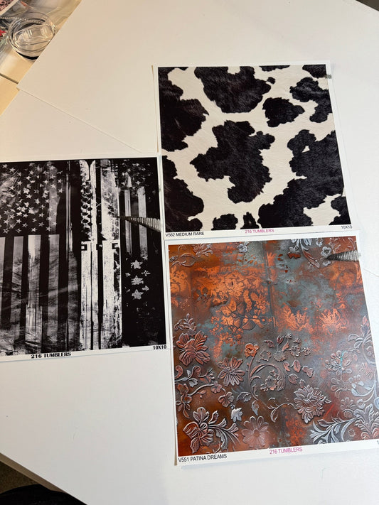 3 Misprint Vinyls - 216 Tumblers