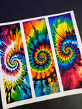 3 Tie Dye Pen Wraps - GLOSSY VINYL - 216 Tumblers