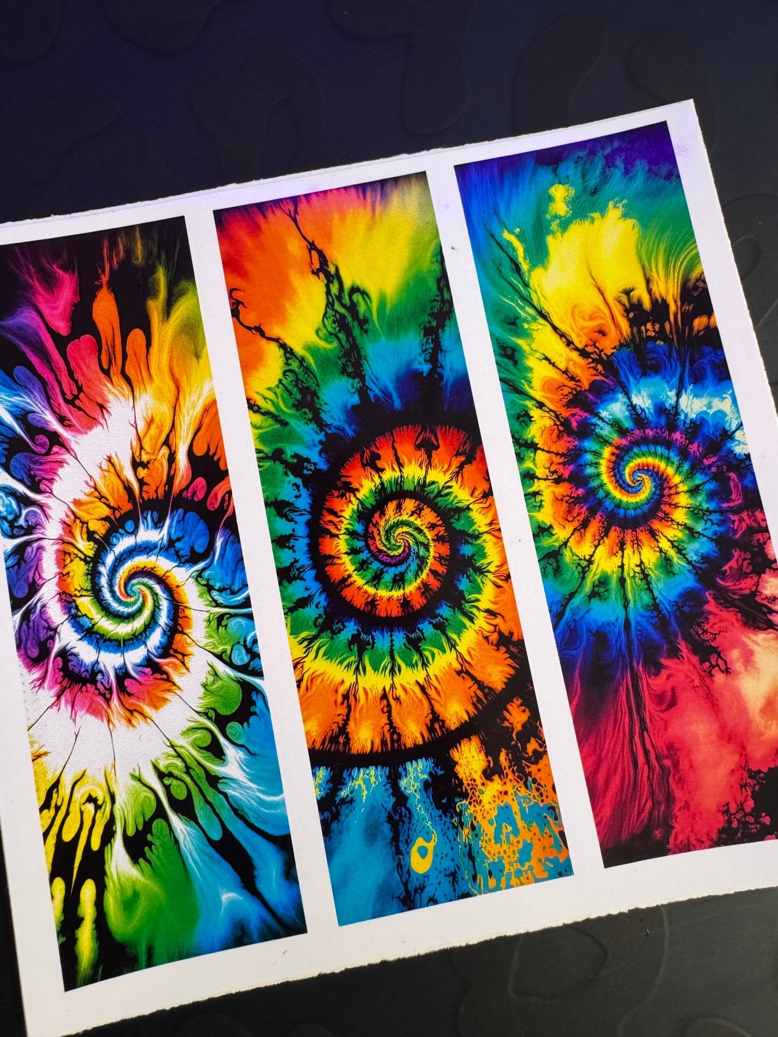 3 Tie Dye Pen Wraps - GLOSSY VINYL - 216 Tumblers