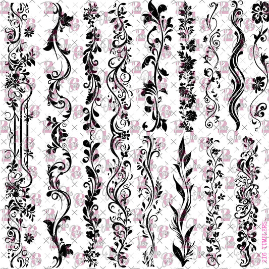 320 WHIMSY OUTLINES - 216 Tumblers