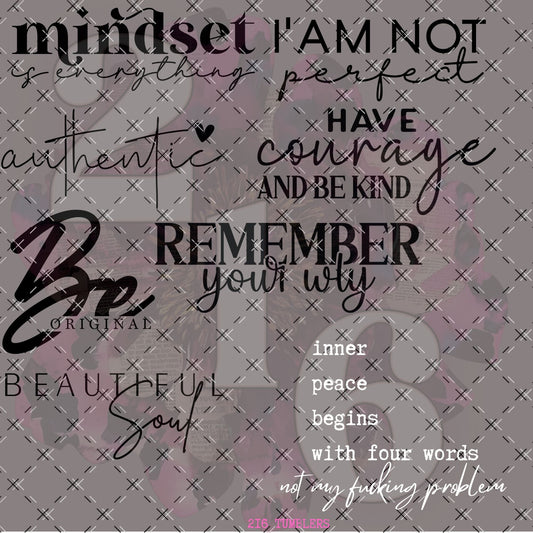 322 WORD SHEET W/WHITE** READ BELOW - 216 Tumblers