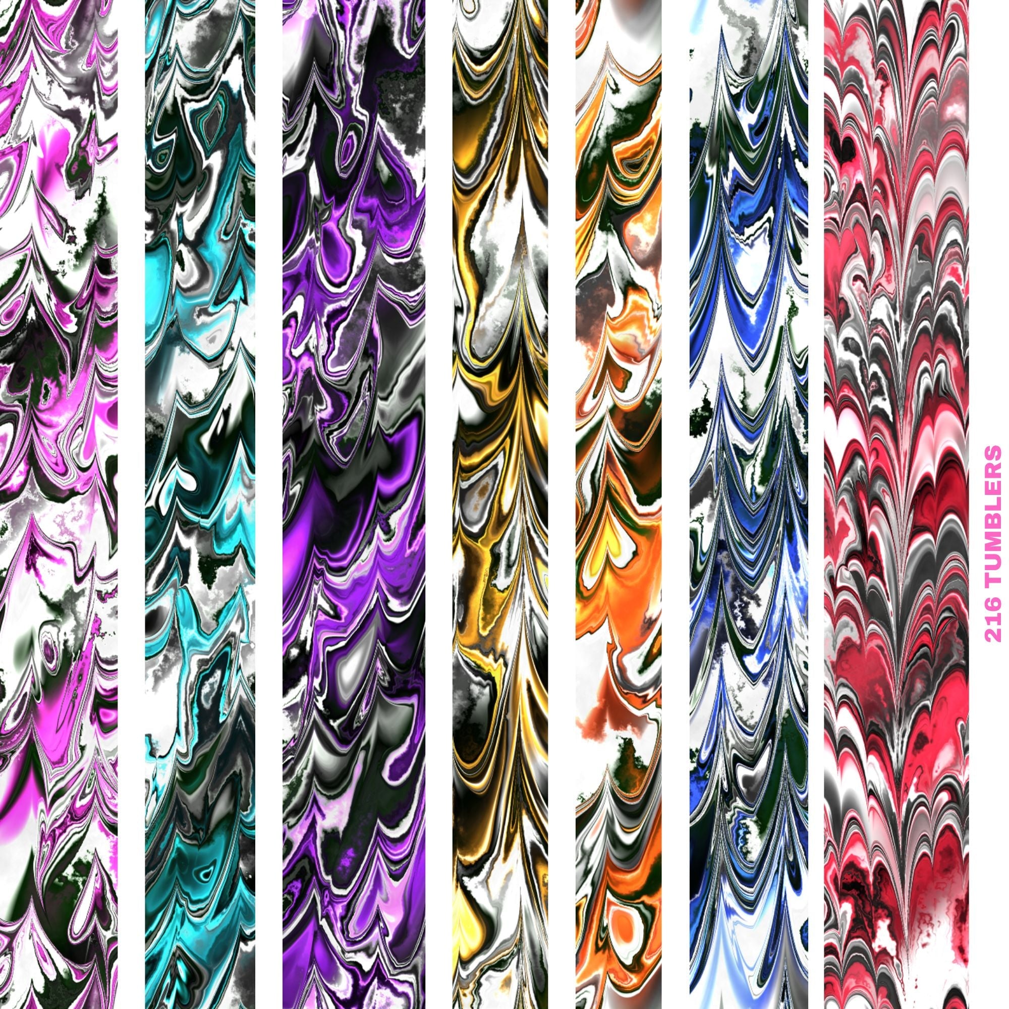 330 MARBLE BANDS - 216 Tumblers