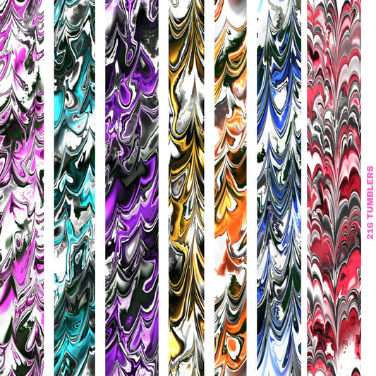 330 MARBLE BANDS - 216 Tumblers