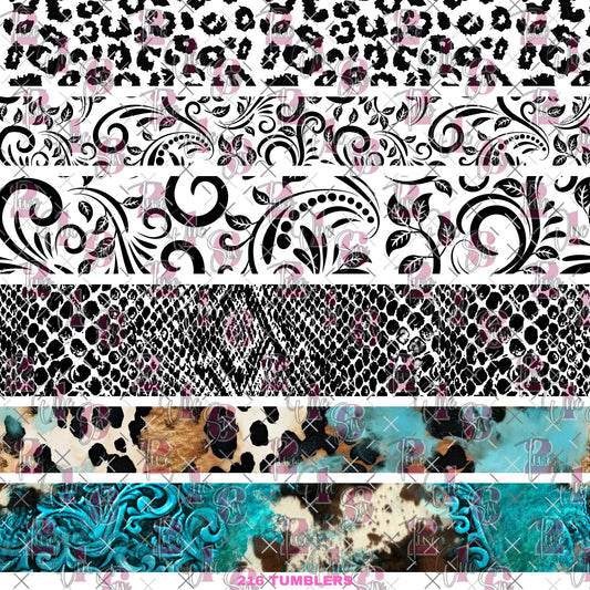 334 MIXED MEDIA - 216 Tumblers