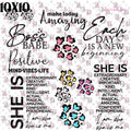 352 SHE IS WORD SHEET - 216 Tumblers