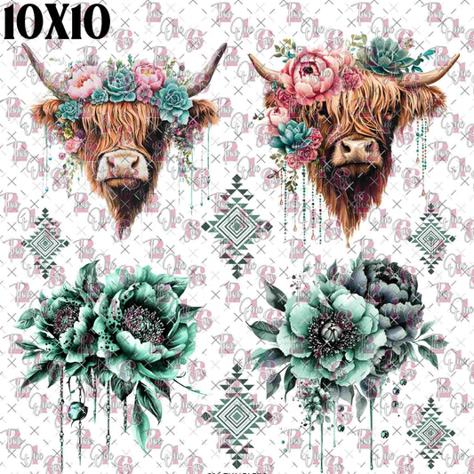 354 HIGHLAND WESTERN - 216 Tumblers