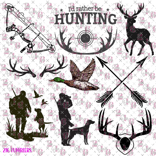 364 HUNTING - 216 Tumblers