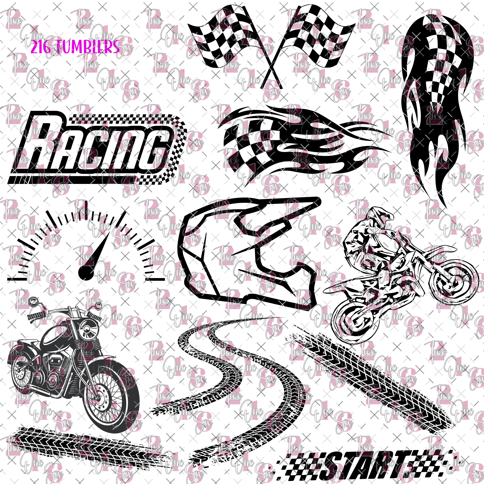366 RACING - 216 Tumblers