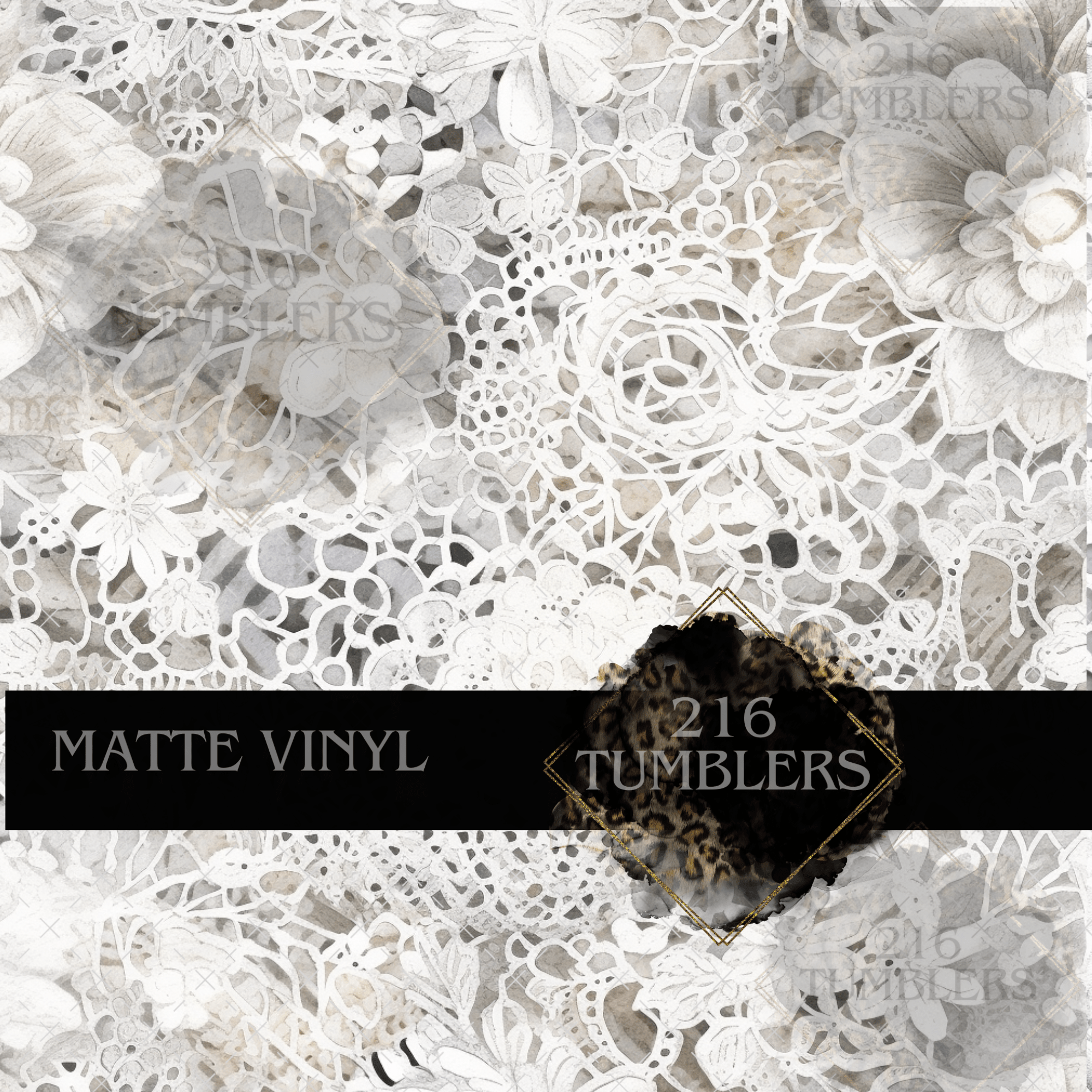 366 WHITE LACE - 216 Tumblers