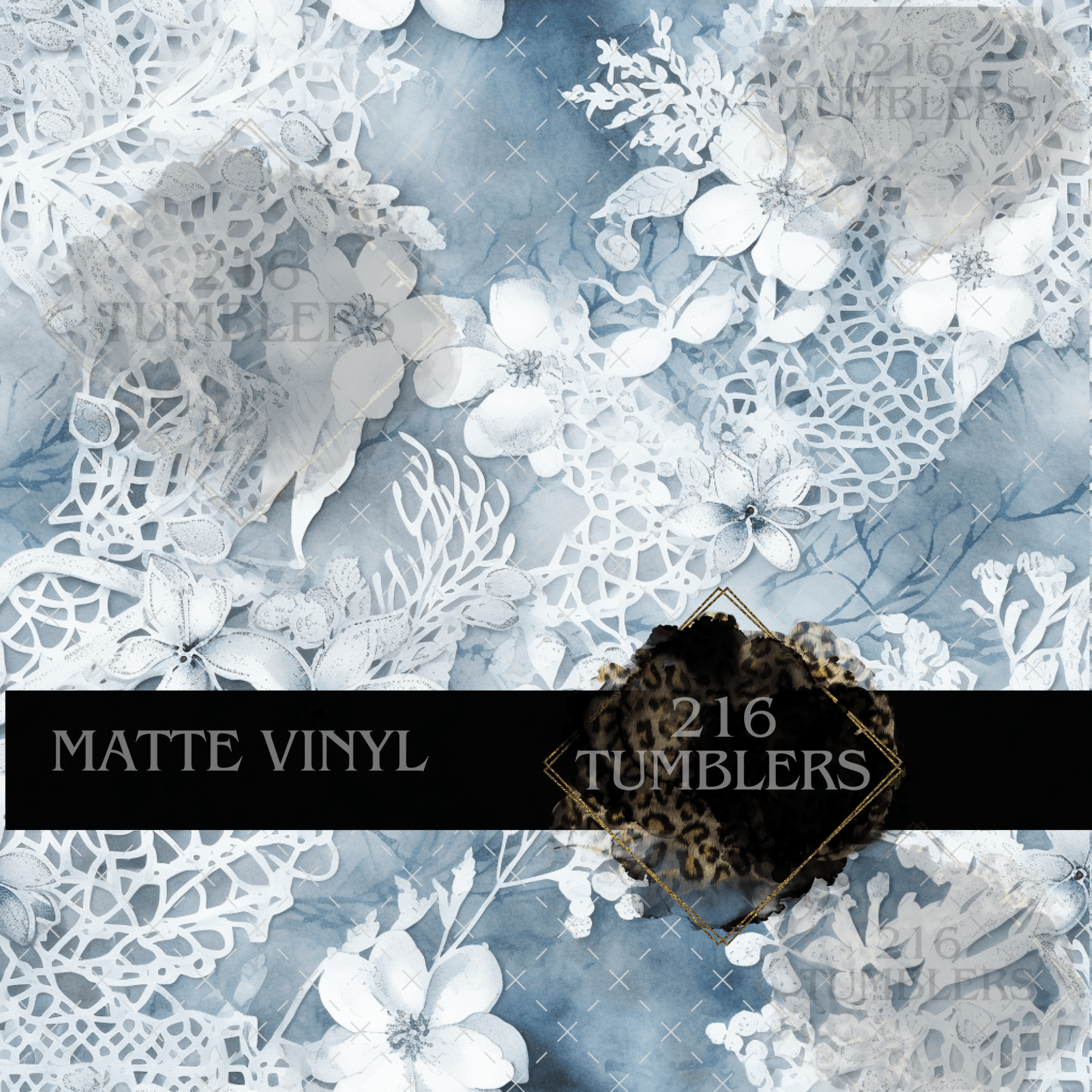 368 WHITE LACE - 216 Tumblers