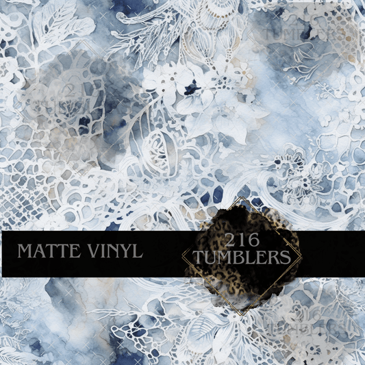 369 WHITE LACE - 216 Tumblers