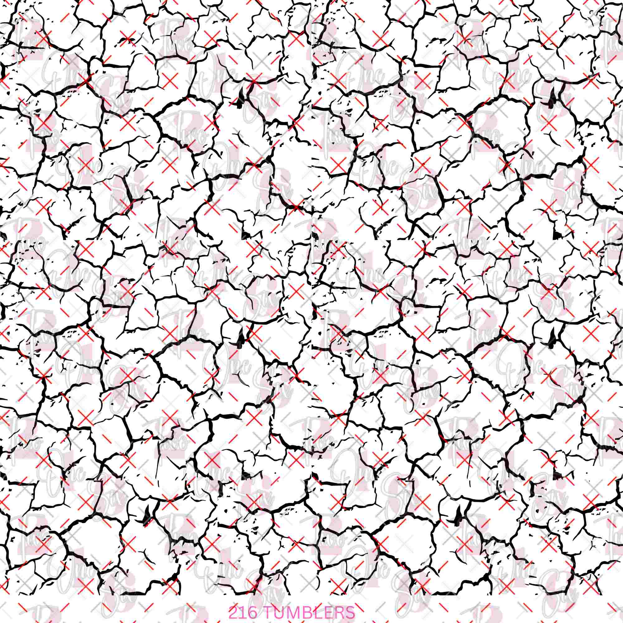 371 THE GRUNGE LINE (CRACKLE) - 216 Tumblers