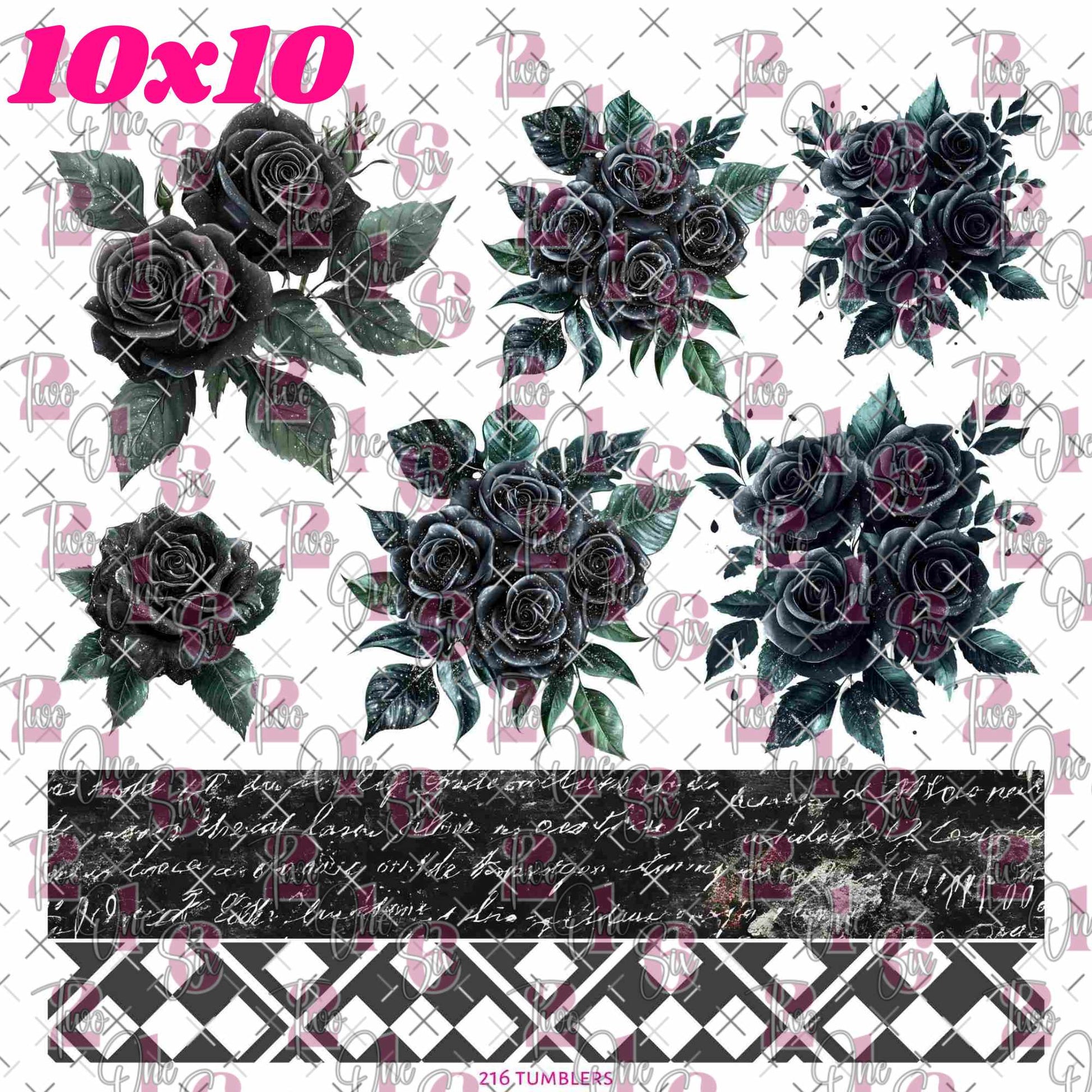 396 FLORAL AND THANGS - 216 Tumblers