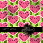 WATERMELON HEARTS 12X12