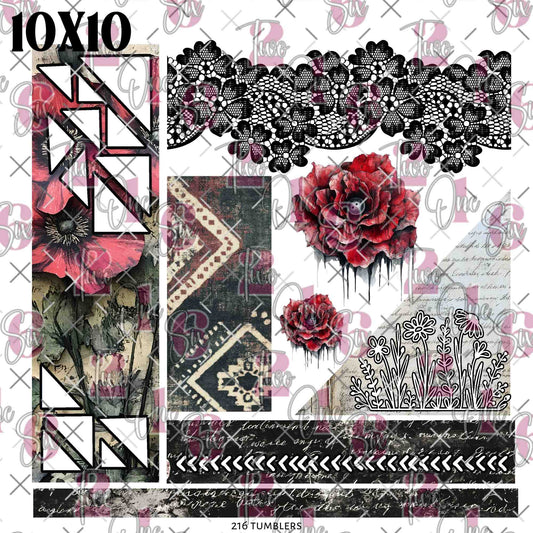 403 PEEK A BOO ANGLES - 216 Tumblers