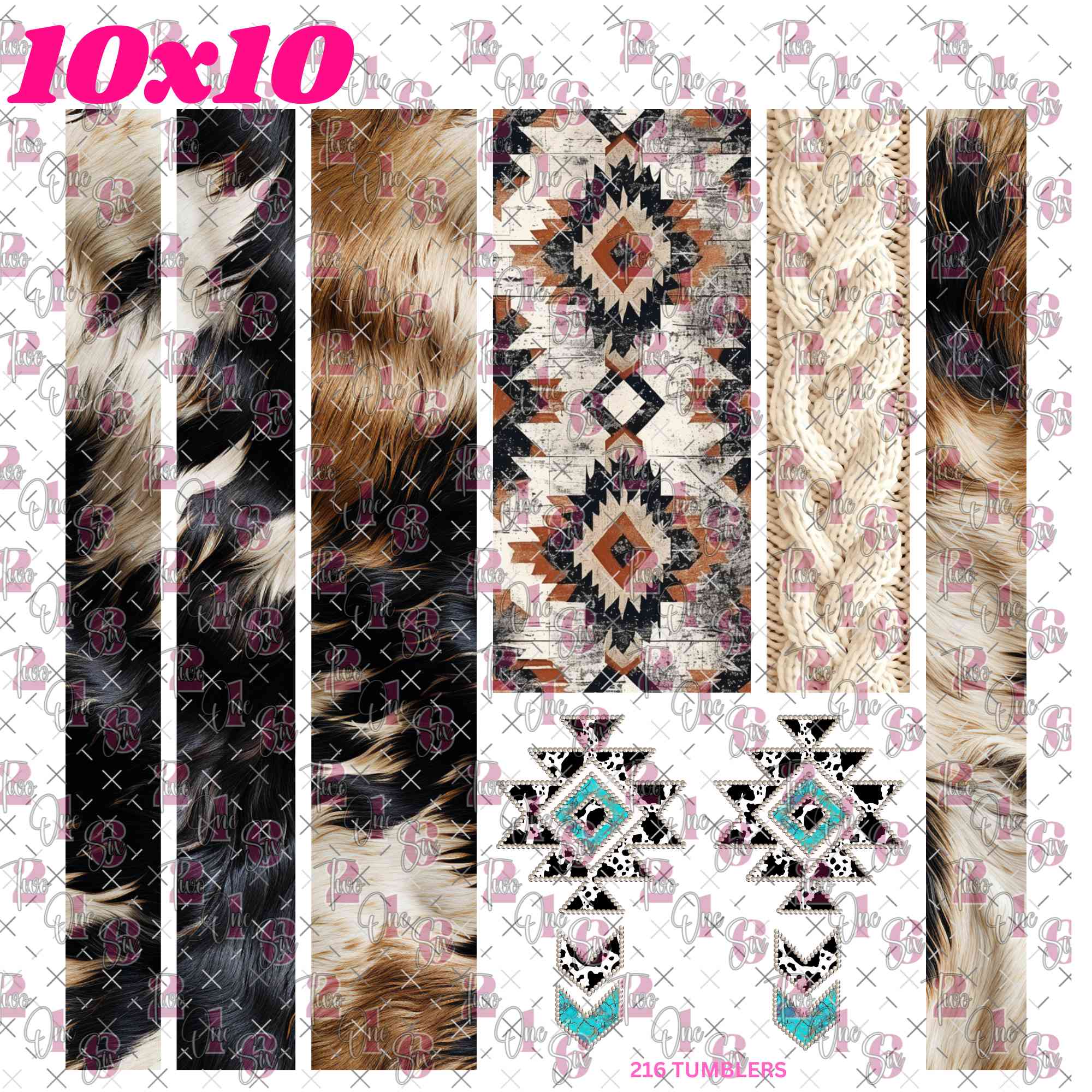 407 WESTERN FUR - 216 Tumblers