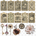 867 ALICE TAGS W/KEYS AND FLORAL