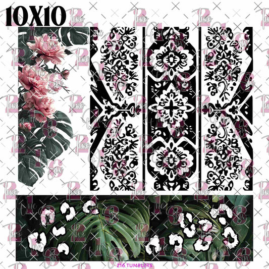 413 MONSTERA PEEK - 216 Tumblers