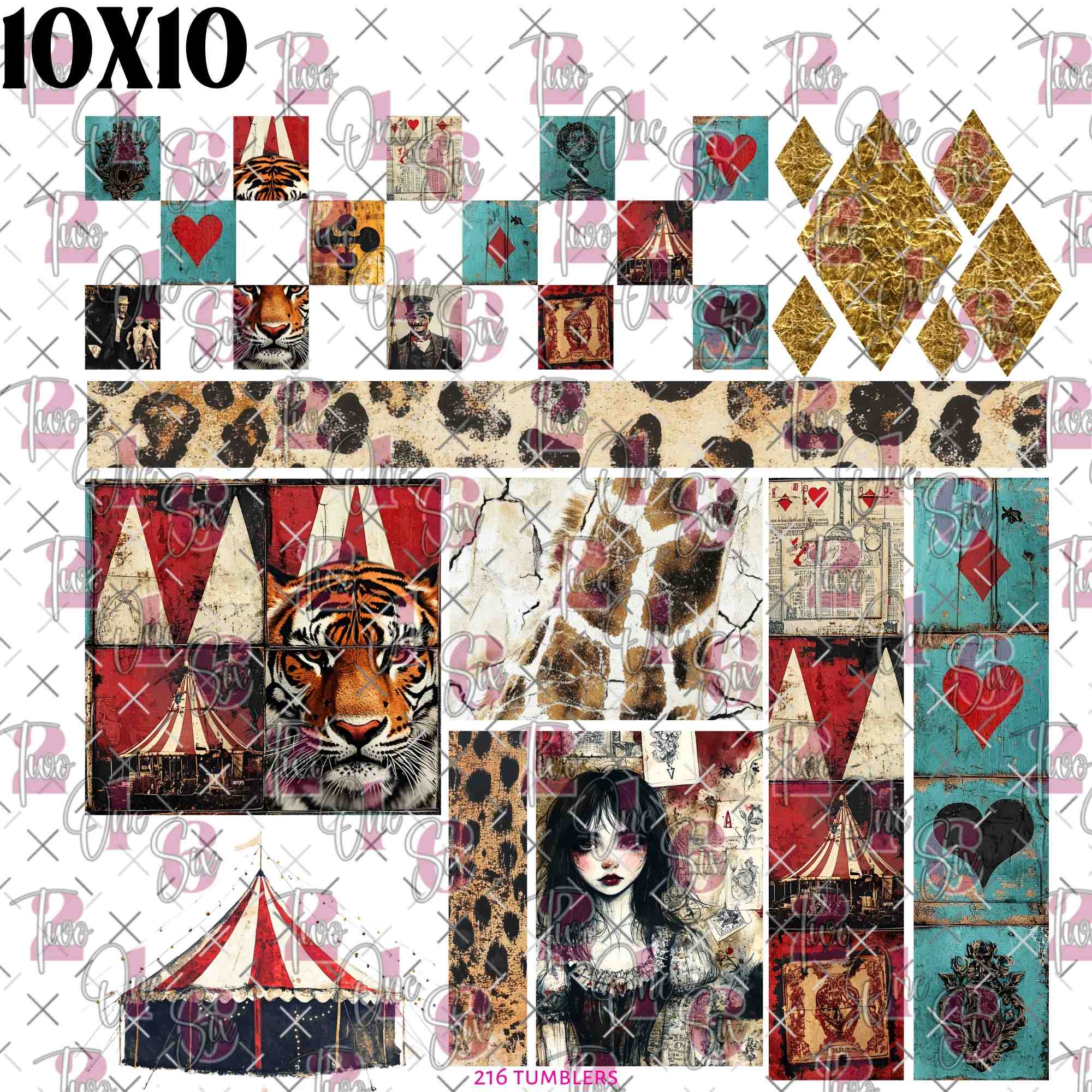 419 WELCOME TO THE CIRCUS - 216 Tumblers