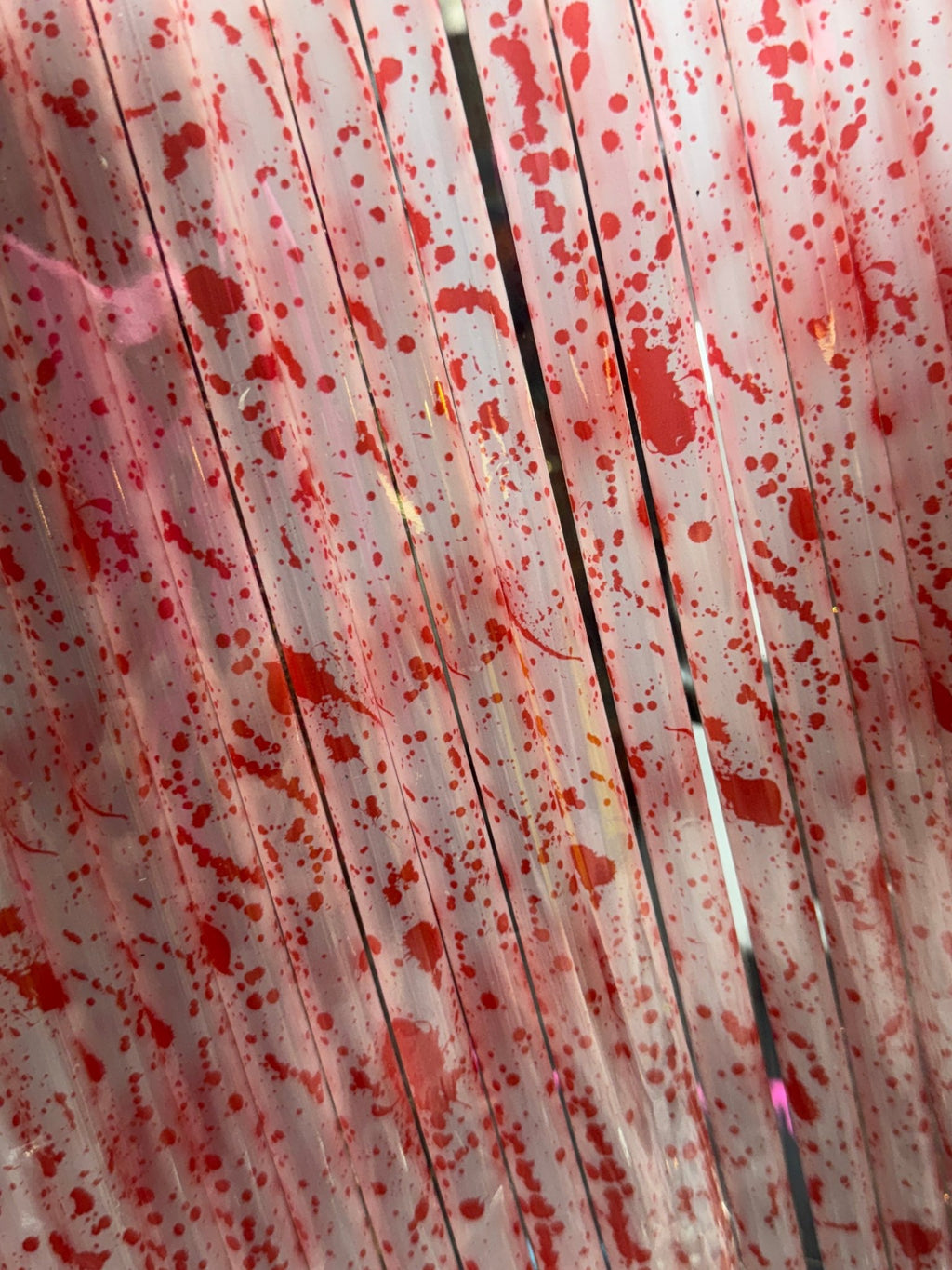 434 Blood Splatter (clear) 32 - 40oz - 216 Tumblers