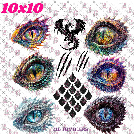 440 DRAGON EYES - 216 Tumblers