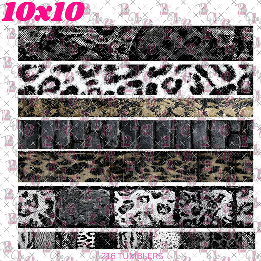 448 MONO ANIMAL BANDS - 216 Tumblers