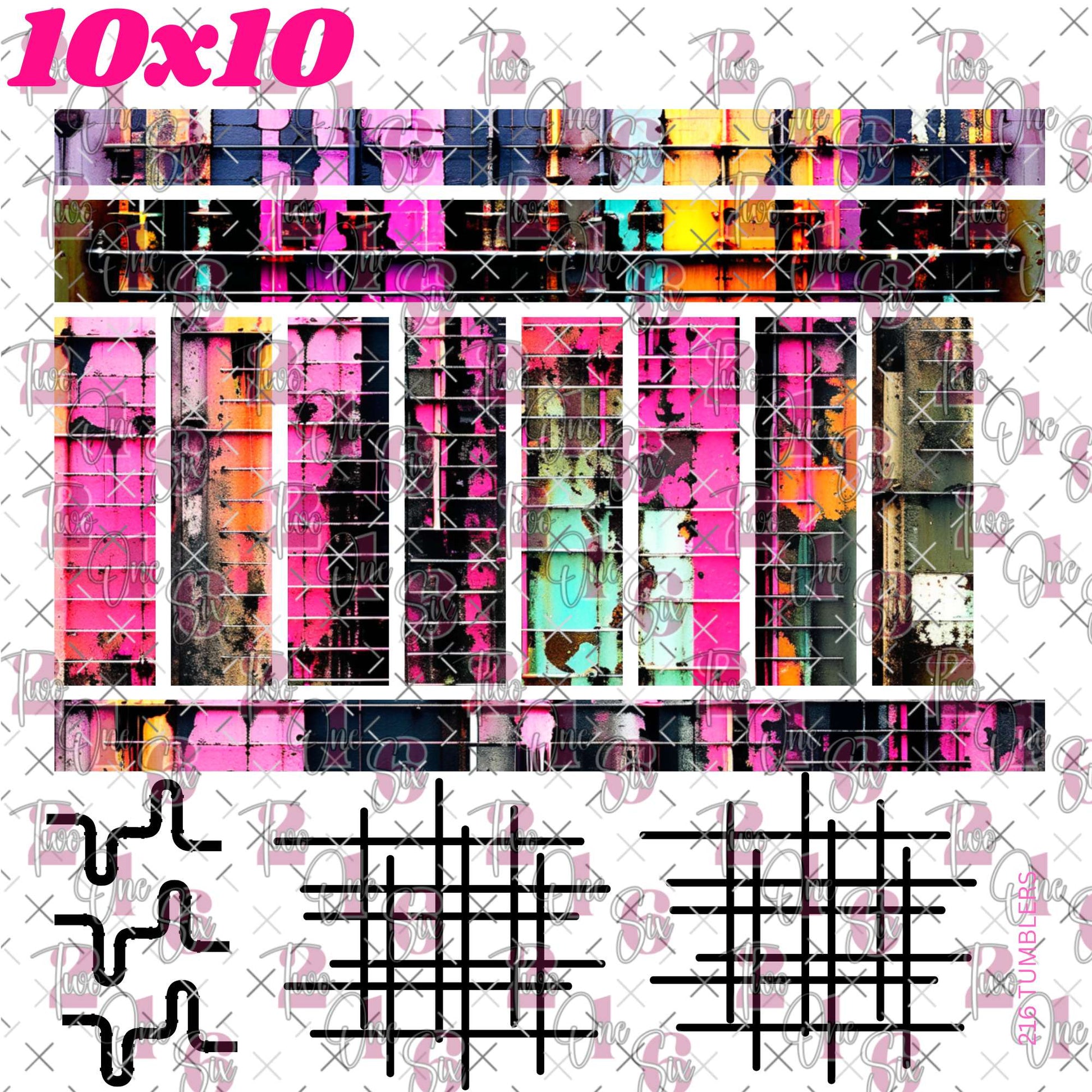 449 NEON CAGE - 216 Tumblers