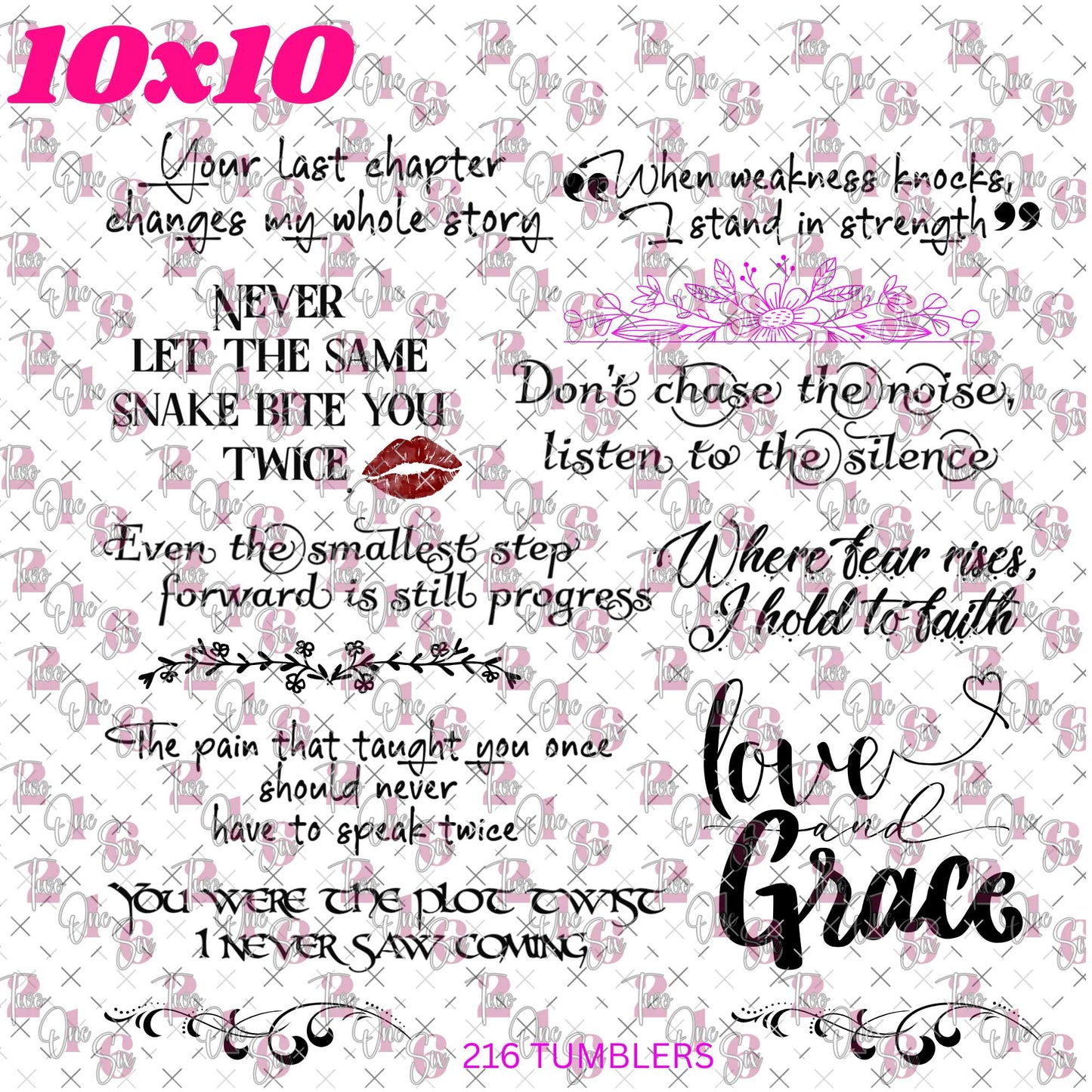 451 KJ QUOTES - 216 Tumblers