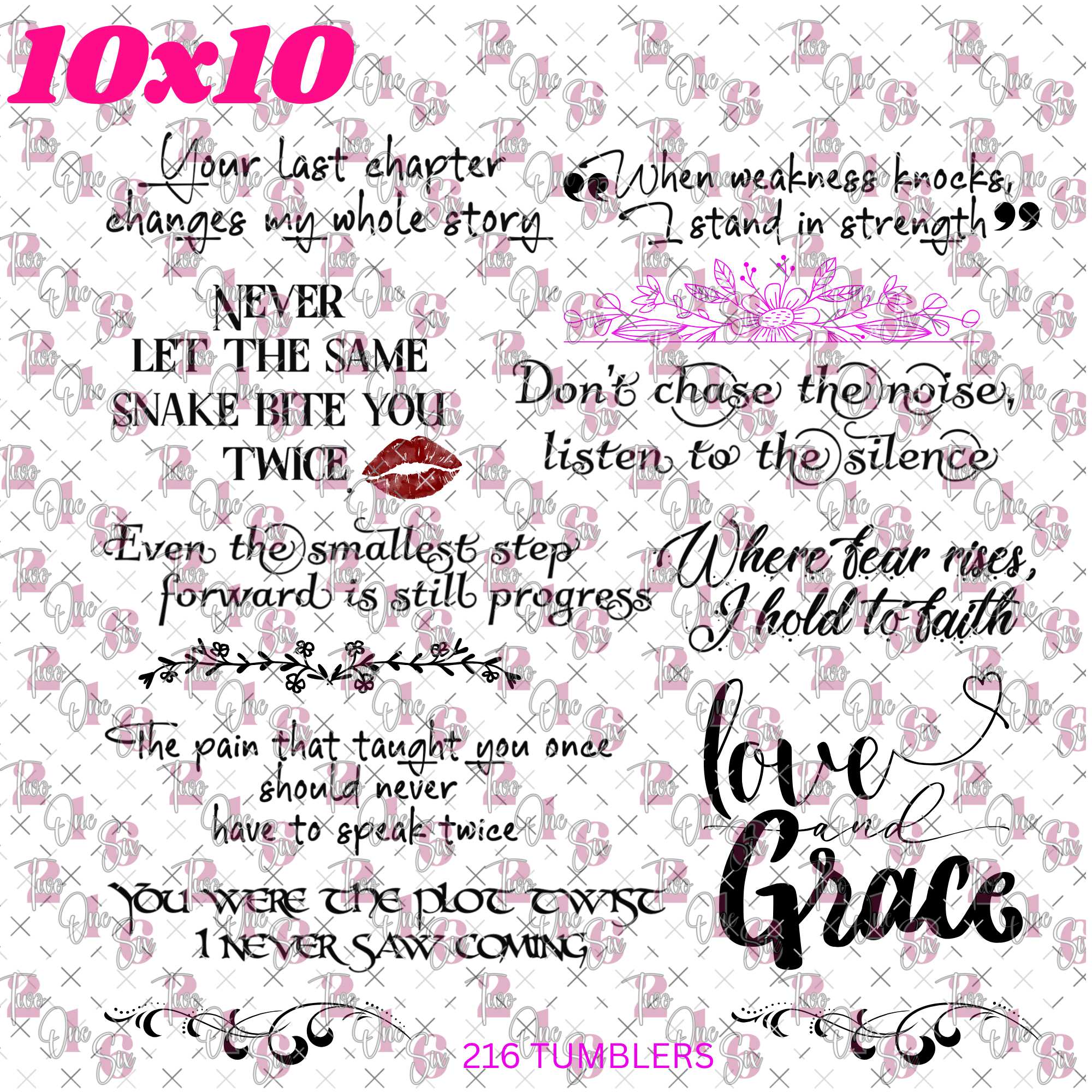 451 KJ QUOTES - 216 Tumblers