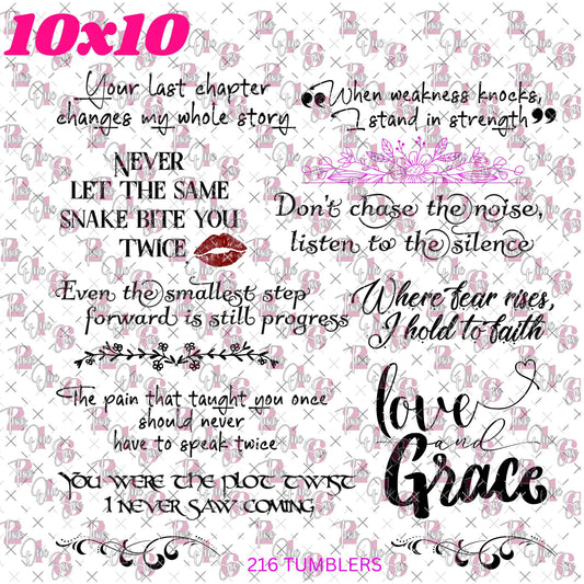 451 KJ QUOTES - 216 Tumblers