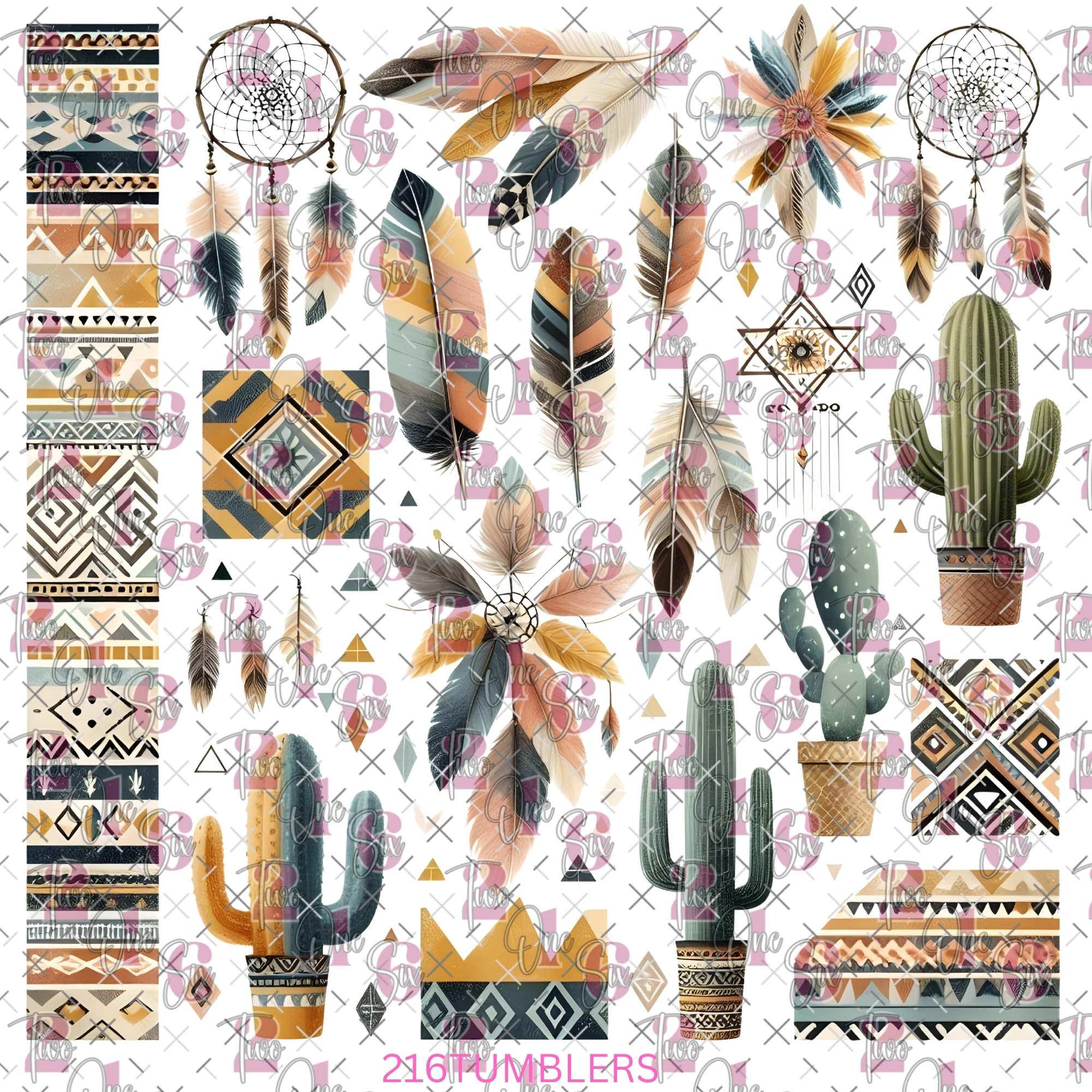 460 WESTERN STUFF - 216 Tumblers