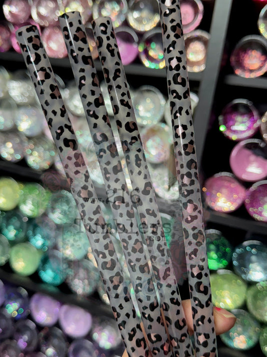 464 Chrome Rose Gold Leopard (clear) 32 - 40oz - 216 Tumblers