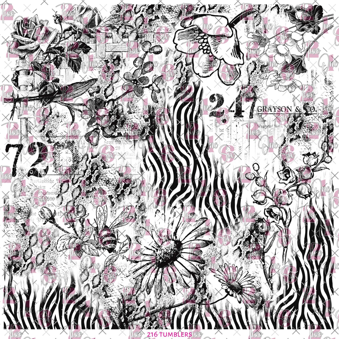 467 THE GRUNGE LINE - 216 Tumblers